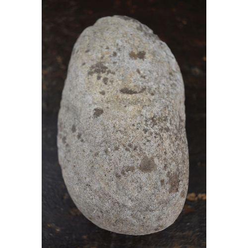 67 - CARVED STONE HEAD