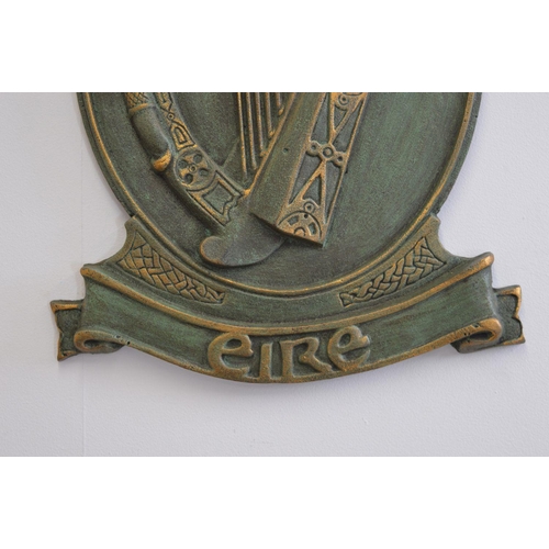 69 - CAST IRON EIRE WALL MOUNTED PLAQUE