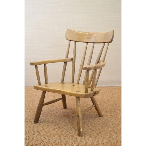 7 - 19TH-CENTURY CO. MEATH GIBSON HEDGE CHAIR