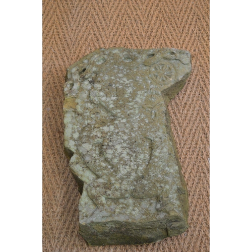 73 - EARLY CARVED STONE SHEELA NA GIG