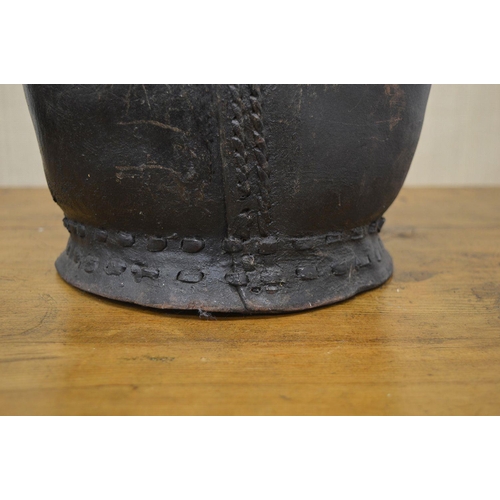 86 - RARE 18TH-CENTURY LEATHER DRINKING VESSEL