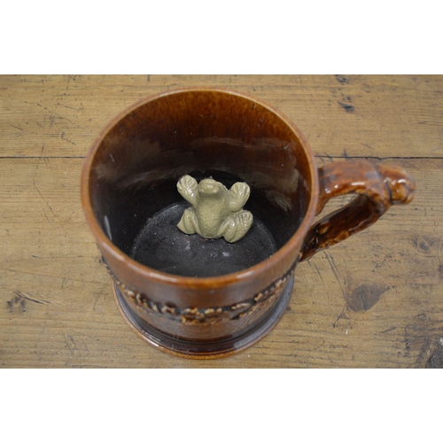 92 - LARGE GLAZED POTTERY MUG