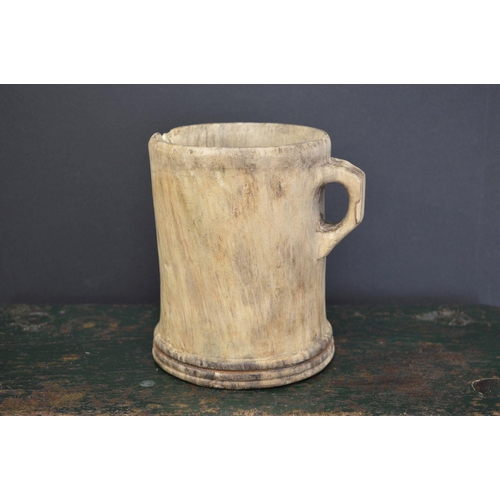 96 - RARE 18TH-CENTURY DUG OUT DRINKING VESSEL