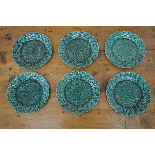 97 - SET OF SIX WEDGWOOD CABBAGE PLATES