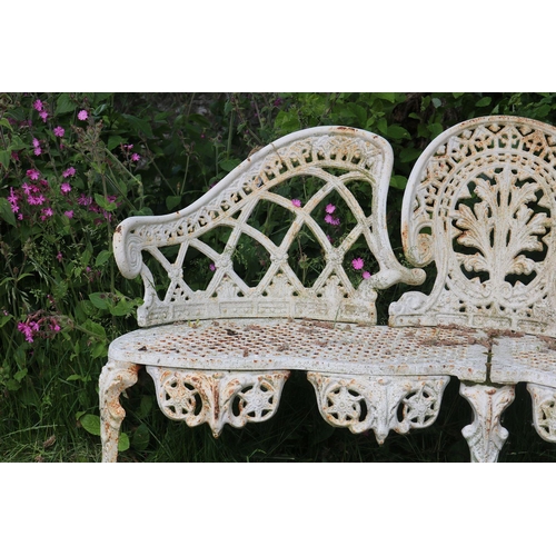 105 - HEAVY CAST IRON GARDEN SEAT