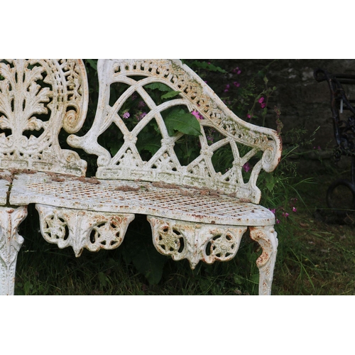 105 - HEAVY CAST IRON GARDEN SEAT