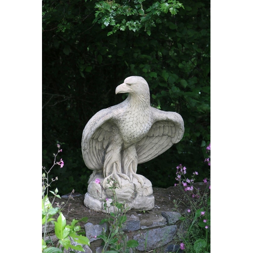 107 - PAIR OF LARGE GARDEN SCULPTURES