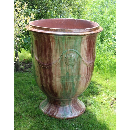 110 - GLAZED TERRACOTTA ANDUZE POT