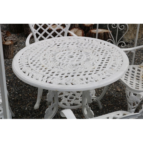 68 - CAST IRON PATIO TABLE