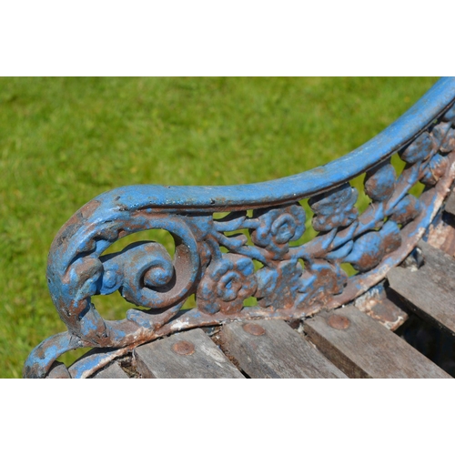 84 - 19TH-CENTURY DUBLIN CAST IRON PARK BENCH