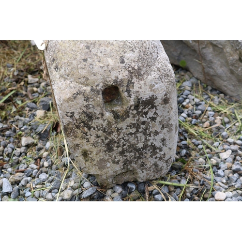 86 - CUT STONE DOORSTOP