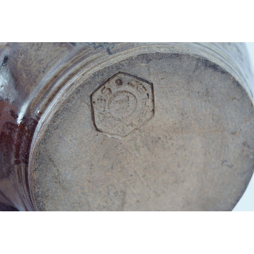 120 - GLAZED TERRACOTTA OIL JAR