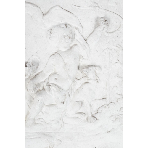 136 - NEO-CLASSICAL PLASTER PLAQUE