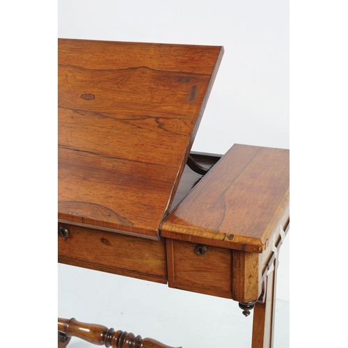 160 - REGENCY ROSEWOOD READING TABLE