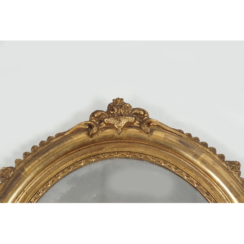 195 - 19TH-CENTURY GILT FRAMED MIRROR