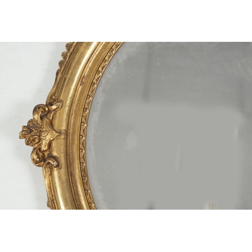 195 - 19TH-CENTURY GILT FRAMED MIRROR