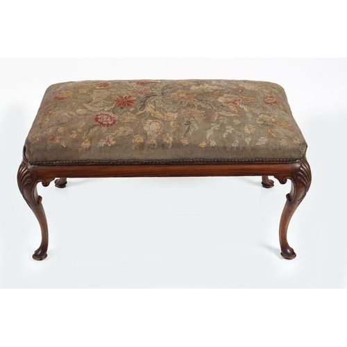 214 - 19TH-CENTURY WALNUT STOOL