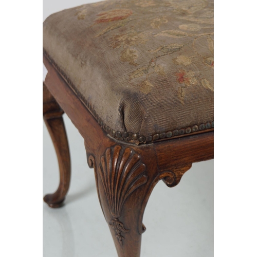 214 - 19TH-CENTURY WALNUT STOOL