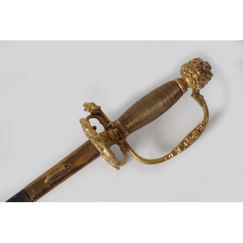 237 - 19TH-CENTURY OFFICER'S SHORT SWORD