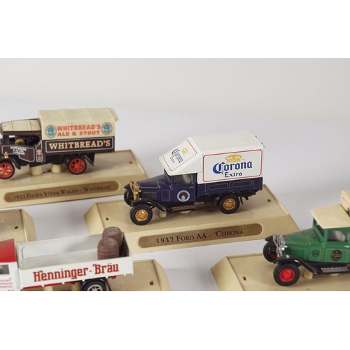 240 - GROUP OF 6 VINTAGE BEER ADVERTISEMENT TRUCKS