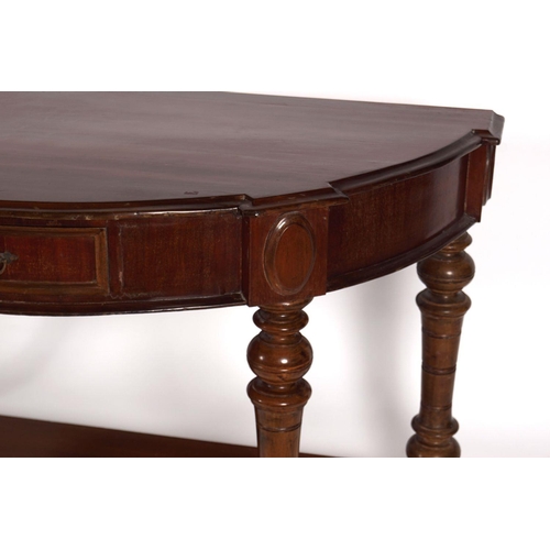 265 - VICTORIAN MAHOGANY HALL TABLE