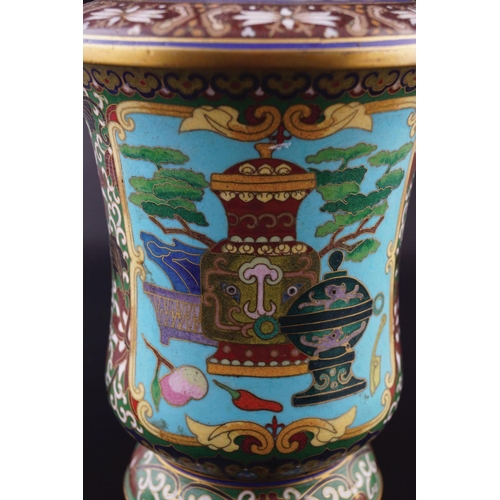 294 - 19TH-CENTURY CHINESE CLOISONNÉ VASE