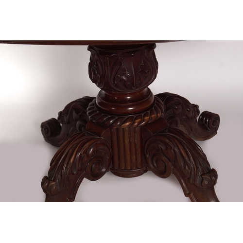 310 - 19TH-CENTURY MAHOGANY LIBRARY TABLE