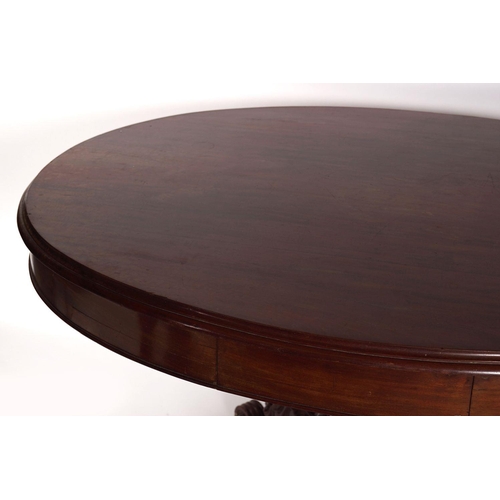 310 - 19TH-CENTURY MAHOGANY LIBRARY TABLE