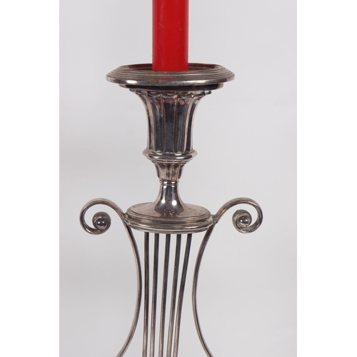 312 - SET OF FOUR 19TH-CENTURY SHEFFIELD CANDLESTICKS