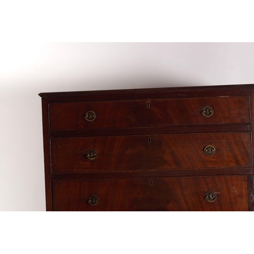 316 - EDWARDIAN MAHOGANY CHEST