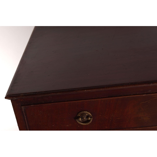 316 - EDWARDIAN MAHOGANY CHEST