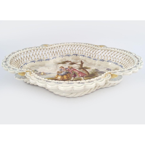 317 - PAIR OF FRENCH RETICULATED BOWLS