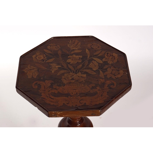 319 - 19TH-CENTURY DUTCH MARQUETRY TORCHERE