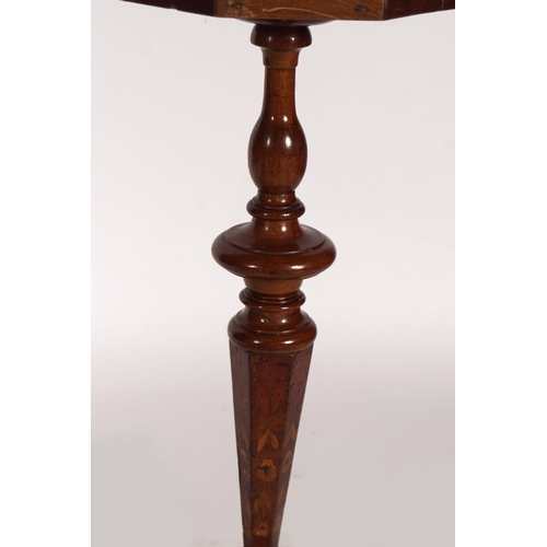 319 - 19TH-CENTURY DUTCH MARQUETRY TORCHERE