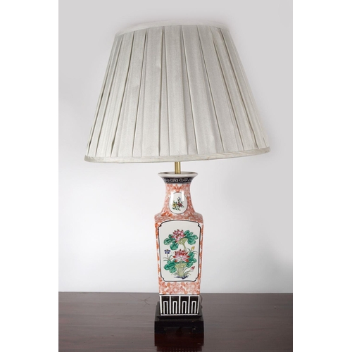 324 - CHINESE PORCELAIN TABLE LAMP