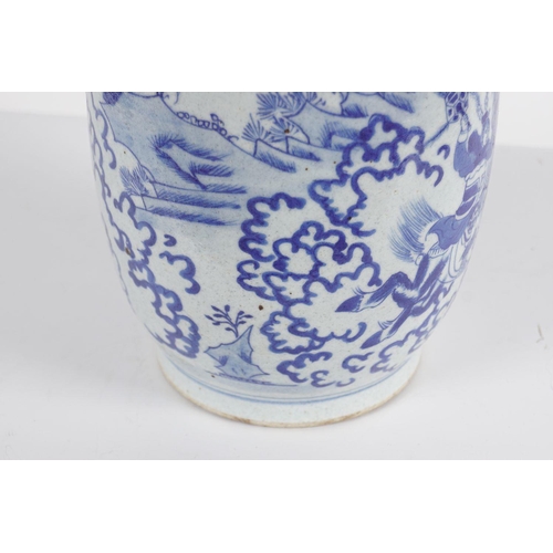 330 - CHINESE BLUE & WHITE VASE