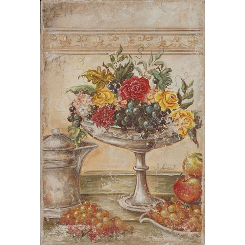 345 - LARGE ITALIAN FRESCO STYLE WALL HANGING