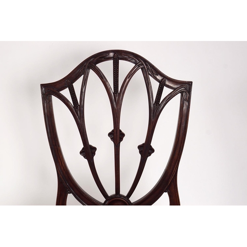 352 - IRISH 18TH-CENTURY MAHOGANY SIDE CHAIR