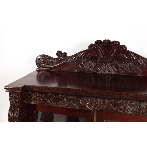 361 - WILLIAM IV ROSEWOOD SIDE CABINET