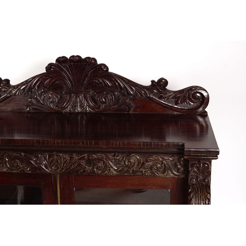 361 - WILLIAM IV ROSEWOOD SIDE CABINET