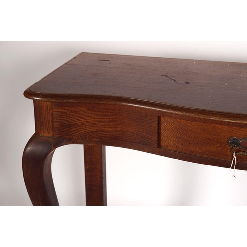 364 - EDWARDIAN OAK HALL TABLE