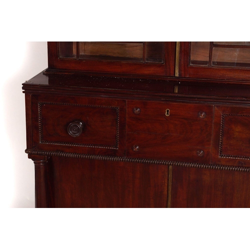 370 - REGENCY MAHOGANY BOOKCASE