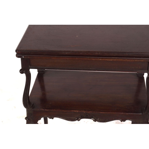 373 - EDWARDIAN MAHOGANY CARD TABLE