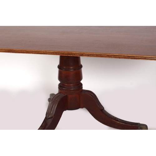 391 - REGENCY MAHOGANY BREAKFAST TABLE