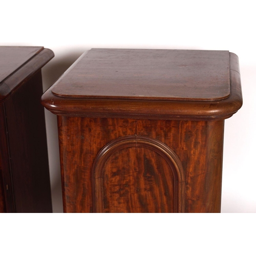 397 - PAIR 19TH-CENTURY MAHOGANY PEDESTALS