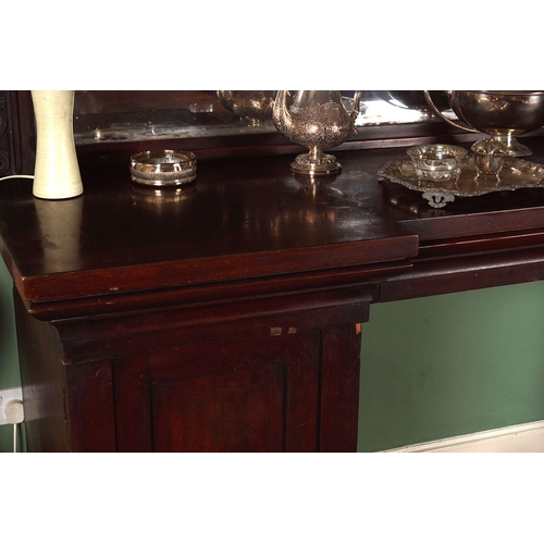 436 - LARGE 19TH-CENTURY MAHOGANY SIDEBOARD