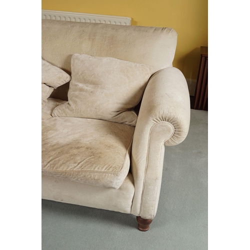 439 - LARGE 2-SEATER  UPHOLSTERED SETTEE