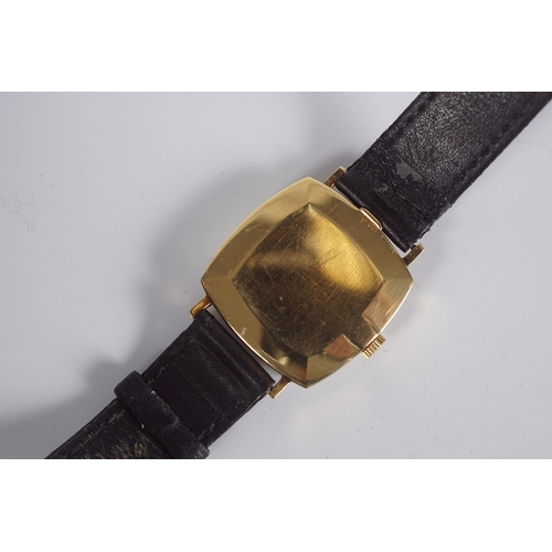 444 - 18 CT. GOLD GENT'S OMEGA WATCH