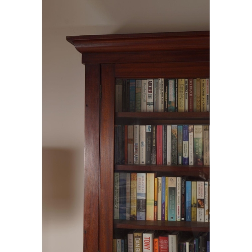 451 - VICTORIAN MAHOGANY BOOKCASE