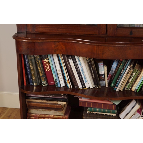 451 - VICTORIAN MAHOGANY BOOKCASE